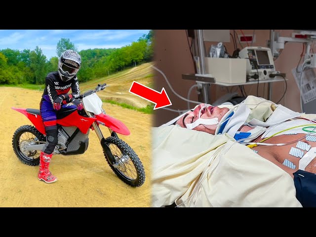 LE MOTOCROSS A FAILLI ME TɄER (énorme crash)