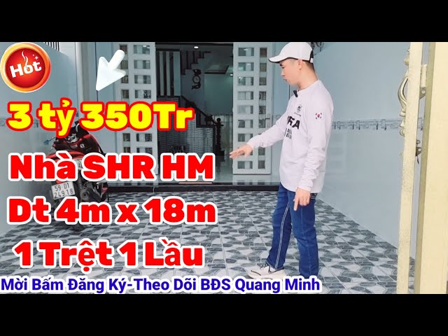 🛑 Nhà SHR 4m x 18m 1 trệt 1 lầu 3,35 tỷ Hóc Môn