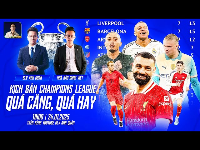 CHAMPIONS LEAGUE CÓ QUÁ NHIỀU KỊCH BẢN HAY | WE SPEAK FOOTBALL | NHÀ BÁO MINH VIỆT | BLV ANH QUÂN