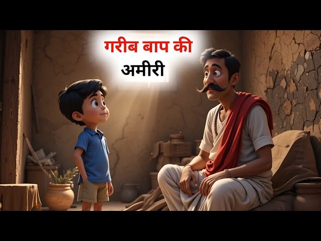 गरीब बाप की अमीरी || Ai Animated Short Film || Hindi Moral Story || Badtime Story