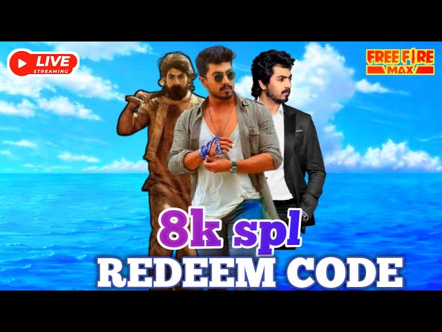 8k SPL REDEEM CODE🎁✨FREE FIRE TAMIL LIVE CUSTOM | FF TANIL LIVE GIVEAWAY | #singam#srm#AK KING 100K