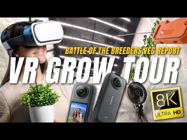 VR Grow Tour! Insta360 x4 8k