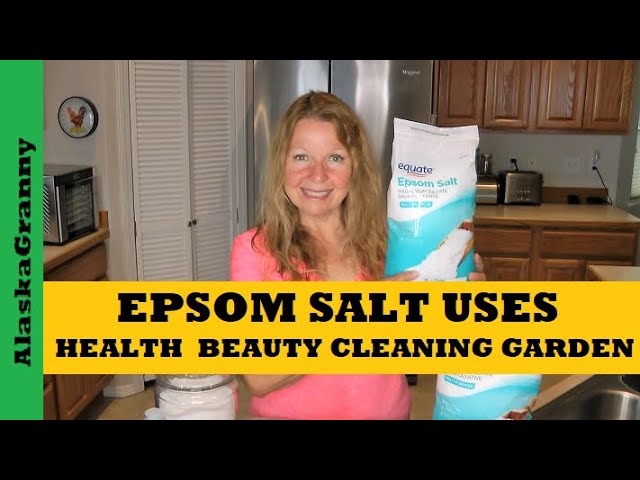 Epsom Salt Uses Health Beauty Cleaning Gardening