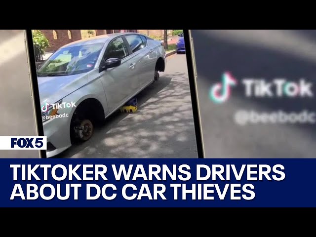 TikToker warns drivers about car thieves in DC area | FOX 5 DC