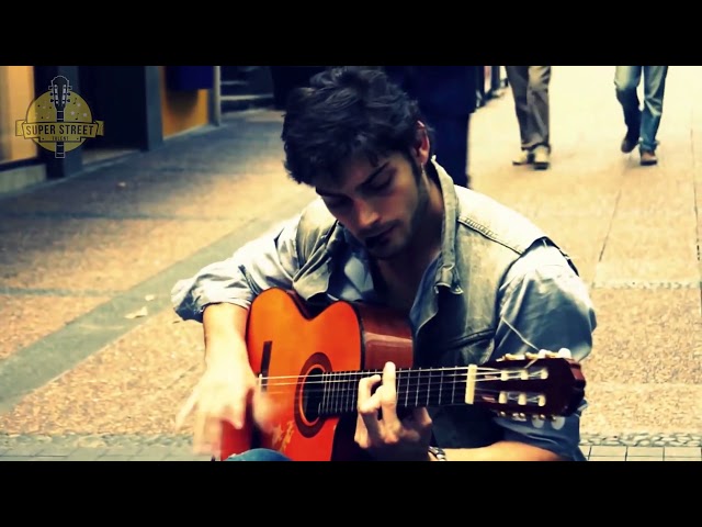 HANDSOME British Street Performer plays in Auckland   Super Street talent™