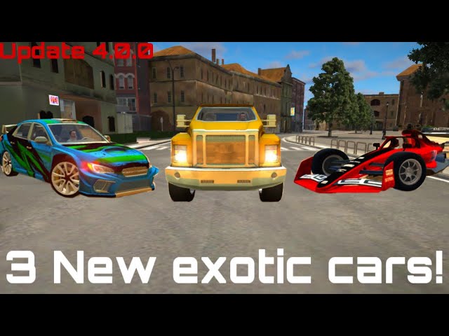 Driving School Sim Update! 3 New Exotic Cars!