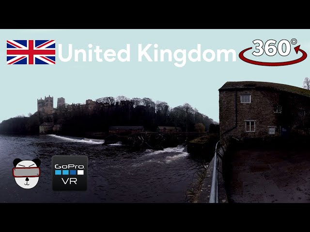 🌍 360° Durham Riverbanks | Durham, United Kingdom 🇬🇧【GoPro VR Travel | 360 Video】