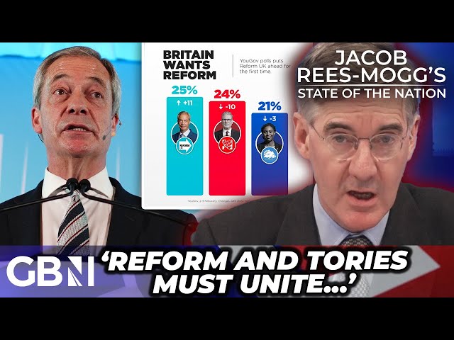 Watch as Jacob SOUNDS ALARM on Reform UK RISE Warning Brits ONLY Way To CRUSH Labour Is TORY PACT