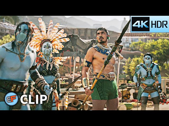 Namor Attacks the Golden City (Part 2) | Black Panther Wakanda Forever (2022) 4K HDR Movie Clip