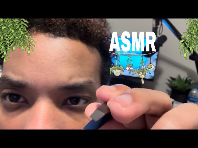 [ASMR] Grooming your eyebrows (scissors, plucking, brushing, etc.)