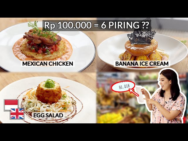 Rp 100 Ribu Jadi 6 Piring Mewah! Resep Fine Dining Praktis: Murah Bukan Murahan!