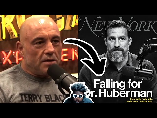 Joe Rogan DEFENDS Andrew Huberman from New York Magazine hit-piece