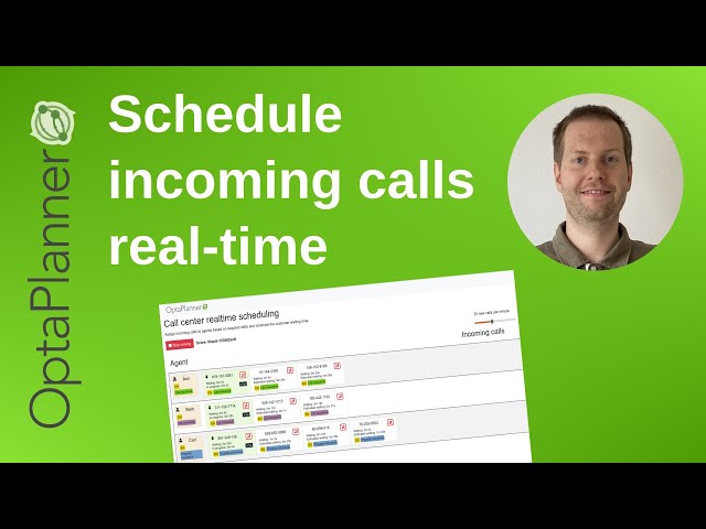 Schedule incoming calls real-time