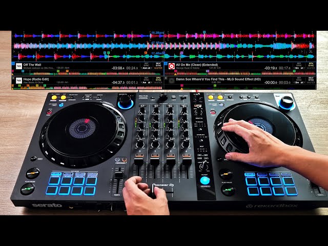 PRO DJ DOES INSANE MIX ON THE DDJ-FLX6 - Creative DJ Mixing Ideas for Beginner DJs