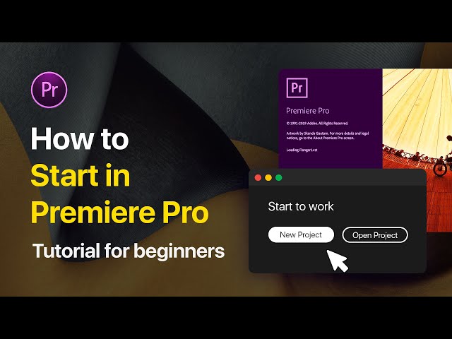 How to start in Premiere Pro? - Tutorial for beginners