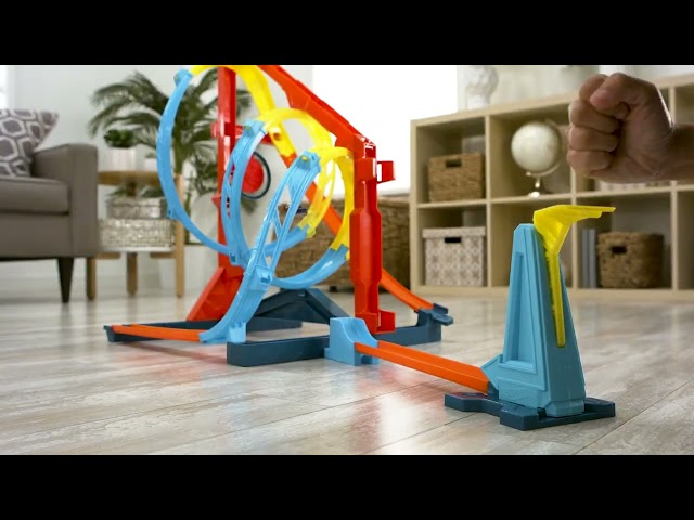 Автотрек Hot Wheels Track Builder «Бесконечная Спираль: Петля» (Mattel HDX79)