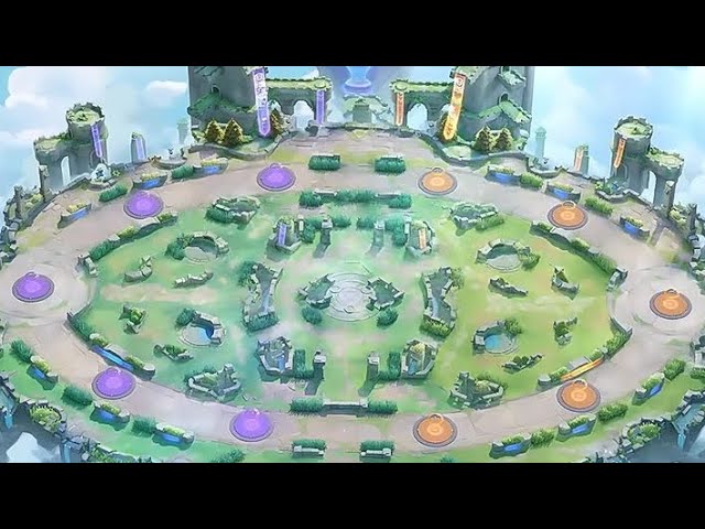 battleground The "Theia Sky Ruins" new stadium Ost game pokemon unite