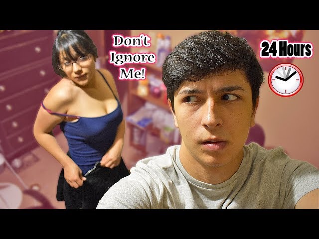 Ignoring My Girlfriend For 24 Hours!!