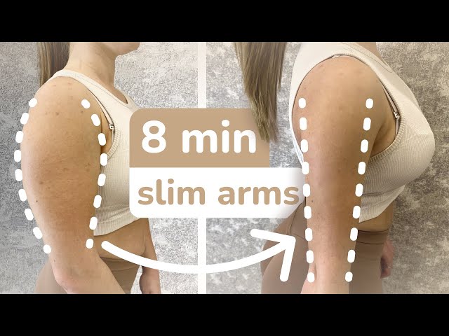 8min Slim Arm Workout 🔥 | Burn Arm Fat in 1 Week | No equipment