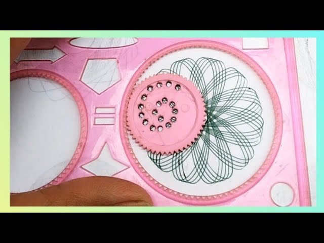 Waah.. Cantik Juga Setelah Jadi Gambar Pola Spirograph Ini