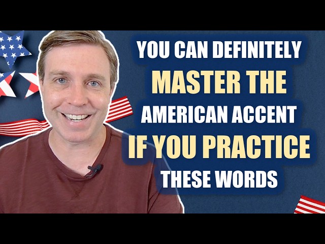 MASTER the American Accent with 9 Simple Words 🇺🇸