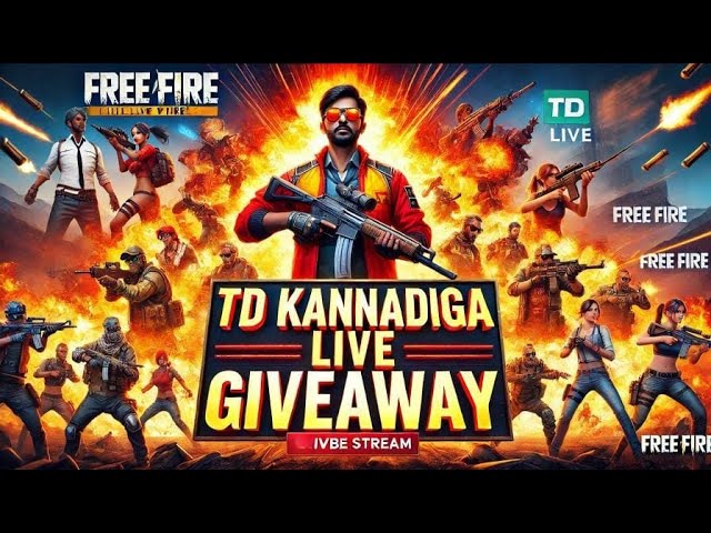 FREE FIRE KANNADA LIVE 🔥❤️ GIVEAWAY ALERT😱🥉 #freefire #kannada #virallivestream