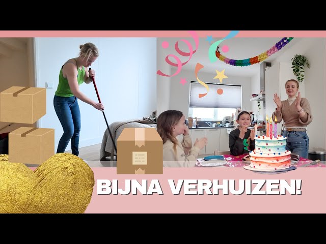 VERJAARDAG Aimy 9 JAAR! bijna VERHUIZEN voorbereidingen & nieuwe  VLOER Kellycaresse Momlife VLOG