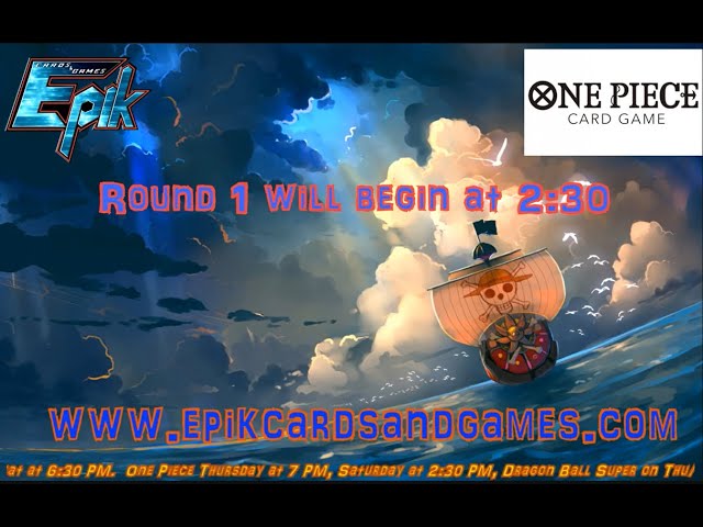 Epik Cards & Games - One Piece Thursday Tournament