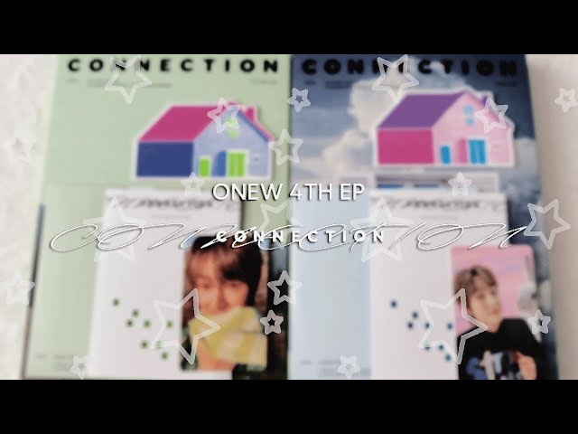 ✿ onew 온유 4th mini album "connection" (inside & outside version) | unboxing ✿