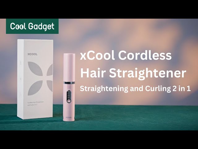 xCool StyleSwift 2 in 1 Cordless Hair Straightener and Curler