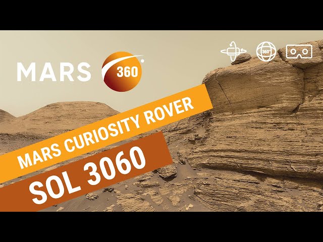 Mars 360: 1.2 billion pixel panorama of Mars - Sol 3060 (360video 8K)