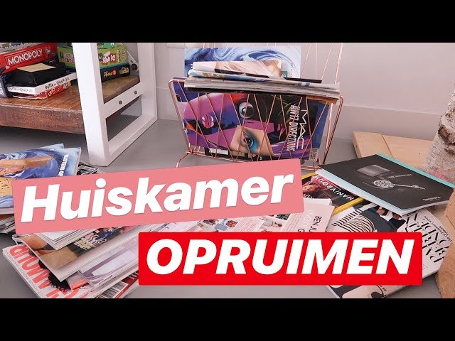 Opruimvideo ❤ Huiskamer volledig opruimen! | Beautygloss