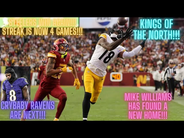 Pittsburgh Steelers vs Washington Commanders Post Game; Steelers are unbeatable with Russell Wilson