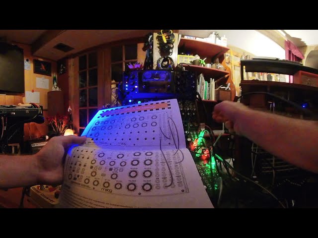 Patch from Scratch in 360 VR: MOOG 'Grapefruit and Honey' for DFAM & SUBHARMONICON Shukhurchi Style