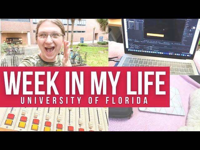 WEEK IN MY LIFE AT UF | Tours, Stories, Tropical Storms, Hurricanes, Editing & On-Air Training  ⭐