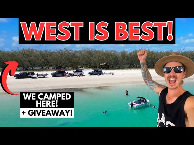 WE FOUND THE BEST ISLAND BEACH CAMP!! K'gari // Fraser Island