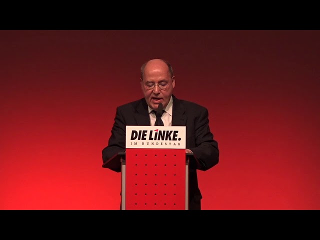 Gregor Gysi beim Politischen Jahresauftakt der Linksfraktion