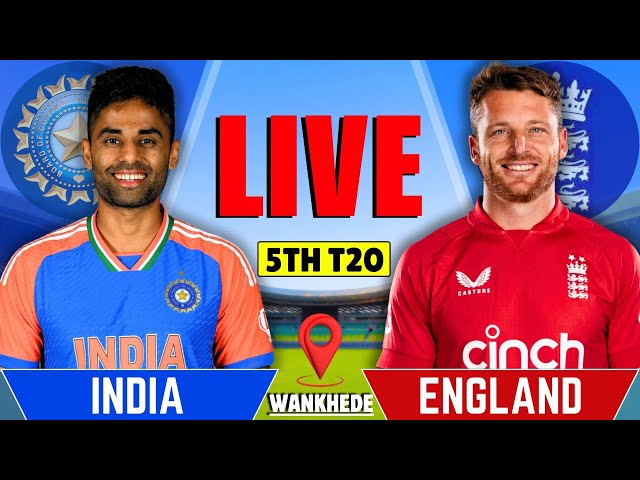 India vs England, 5th T20 | Live Cricket Match Today | IND vs ENG Live Match Today | 2nd Inng