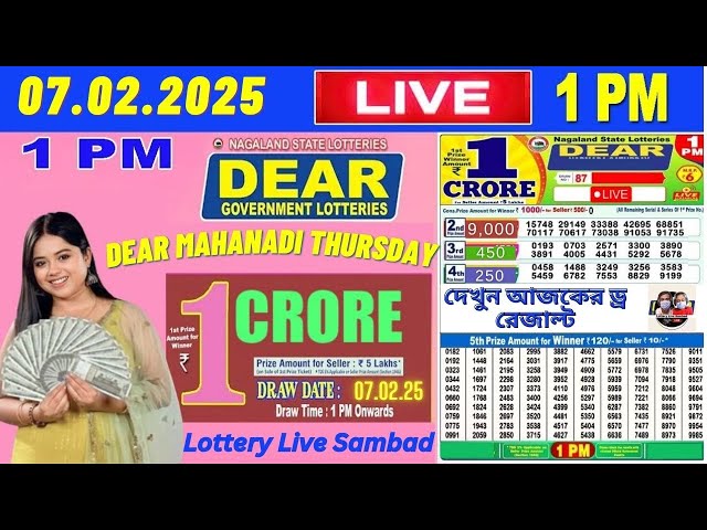 DEAR LOTTERY LIVE DEAR 8PM 04.02.2025 LOTTERY LIVE DRAW RESULT LOTTERY SAMBAD