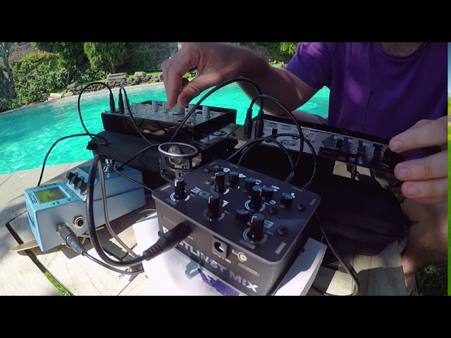 Jam 006 - Sicily Poolside Techno | Jamming on Volca Drum, Volca Bass, Zoom MS70 and Bastl Dude.