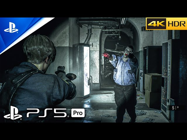 Resident Evil 2 (PS5 PRO) RAY-TRACING Ultra Graphics Gameplay [4K 60FPS HDR] Leon S. Kennedy