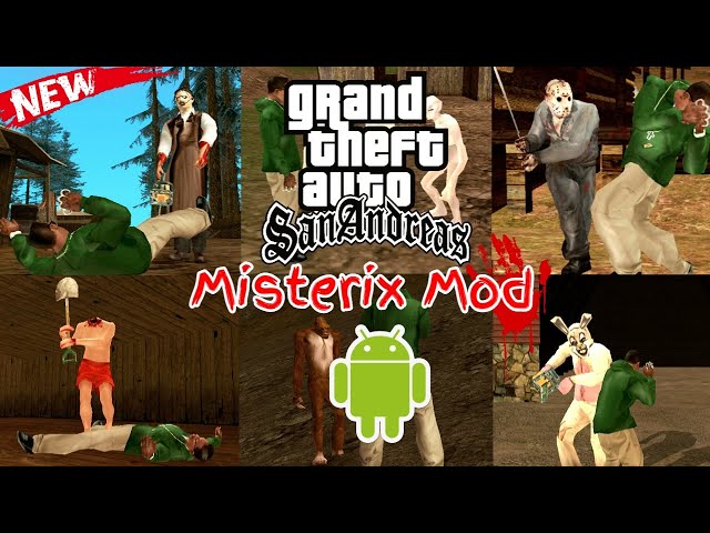 Gta San Andreas Misterix Mod For Android | All New Monsters| Final Version| Cleo