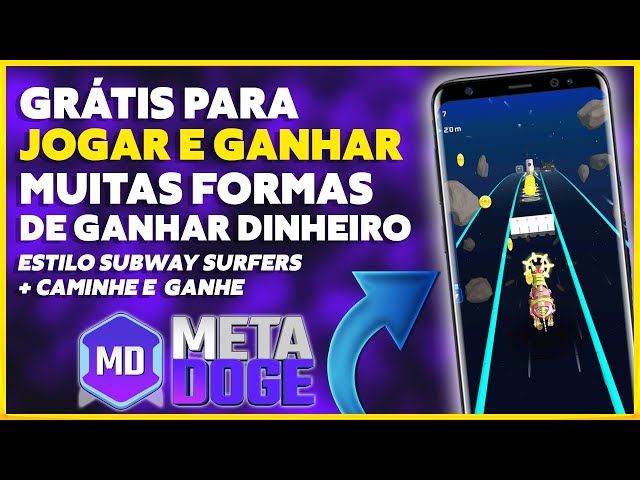 METADOGE NOVO JOGO NFT GRÁTIS VAI PAGAR! JOGO ESTILO SUBWAY SURFER E MOVE TO EARN, MUITO DIVERTIDO