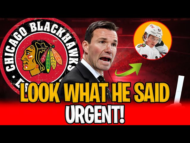 🟥GOT IT BY SURPRISE!! COACH SPEAKS OUT IN THE MIDDLE OF A BAD SEASON - CHICAGO BLACKHAWKS NEWS TODAY