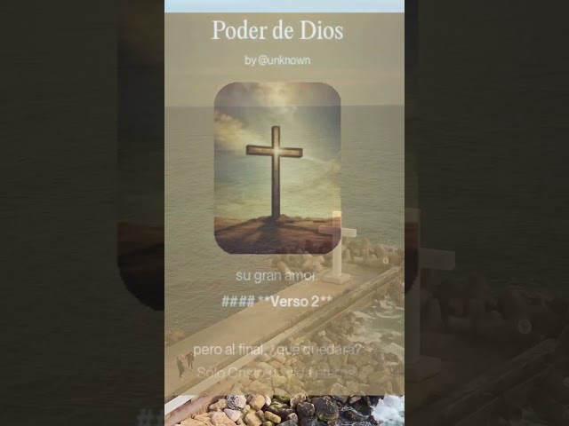 poder de Dios la cruz