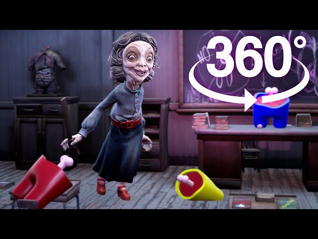 Escape the TEACHER #2 in VR 360°  Little Nightmares 2