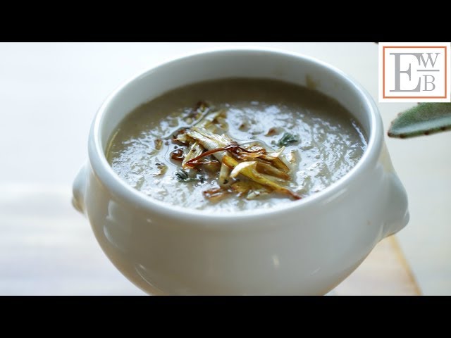 Beth's Cream of Mushroom Soup with Crispy Leeks | ENTERTAINING WITH BETH