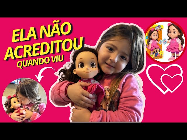 MAITÊ foi surpreendida com a BONECA MARIA CLARA *do canal Maria Clara e JP E FICOU MUITO FELIZ