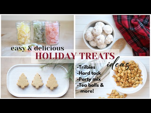 Christmas Treat Recipes ~ Holiday Snacks and Treats ~ Easy Holiday Treats