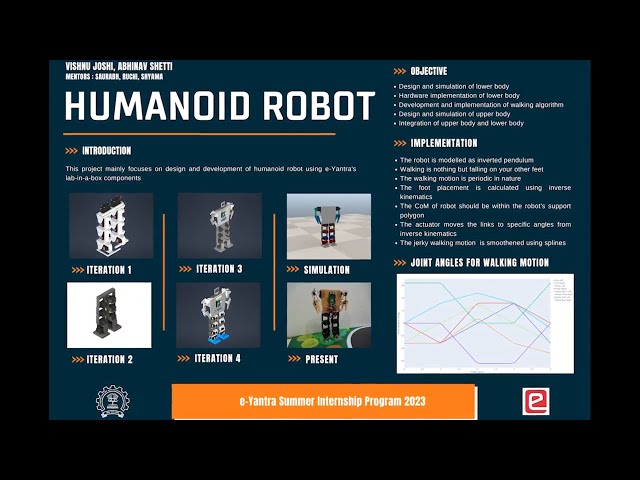 eYSIP - Humanoid Robot | Project Experience Film | IIT Bombay | e-Yantra